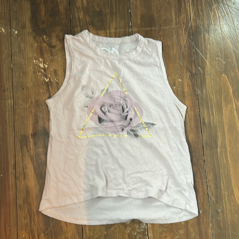 Chaser pink rose tank